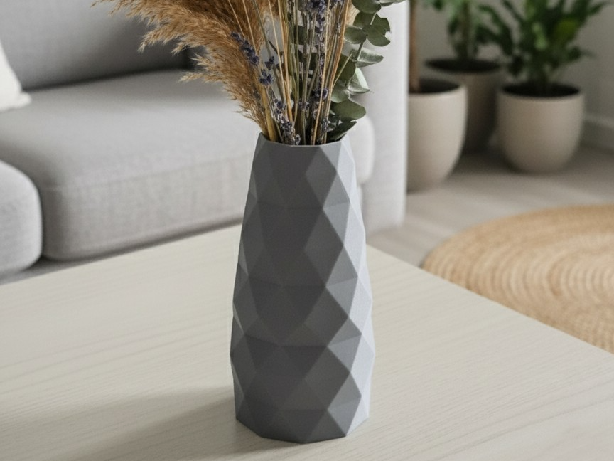 Geometric Poly Vase