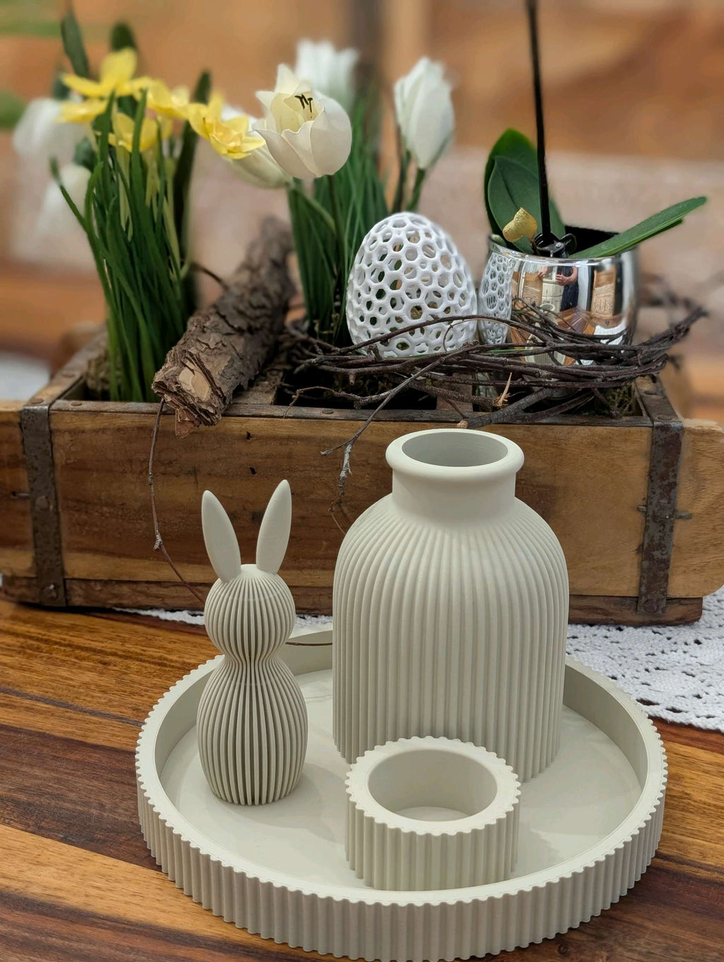 Ribbed Decoration Set
