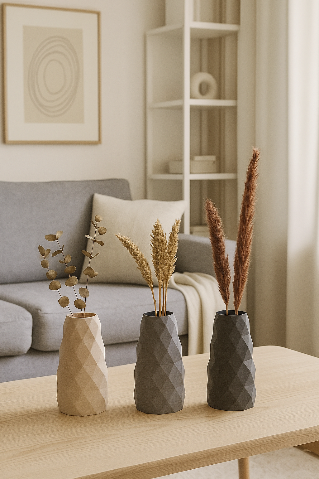 Geometric Poly Vase