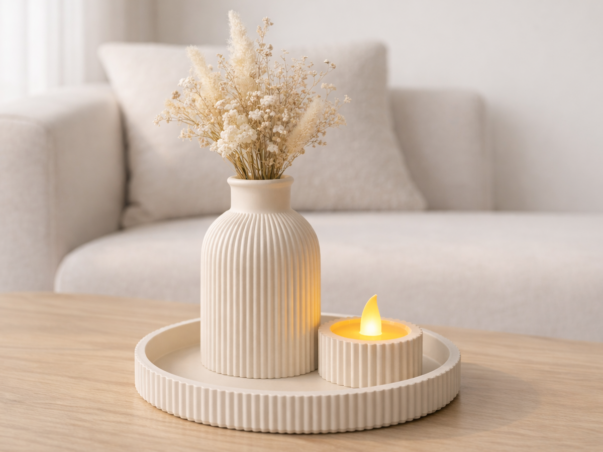 Ribbed Decoration Set