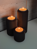 Ribbed Modern Tealight Holder