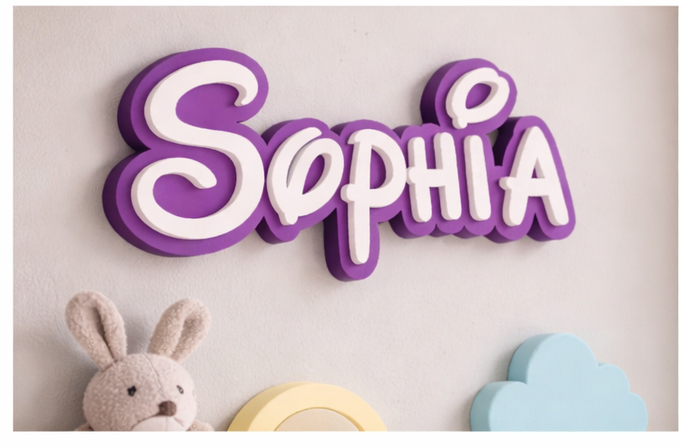 Personalised Disney Themed Sign