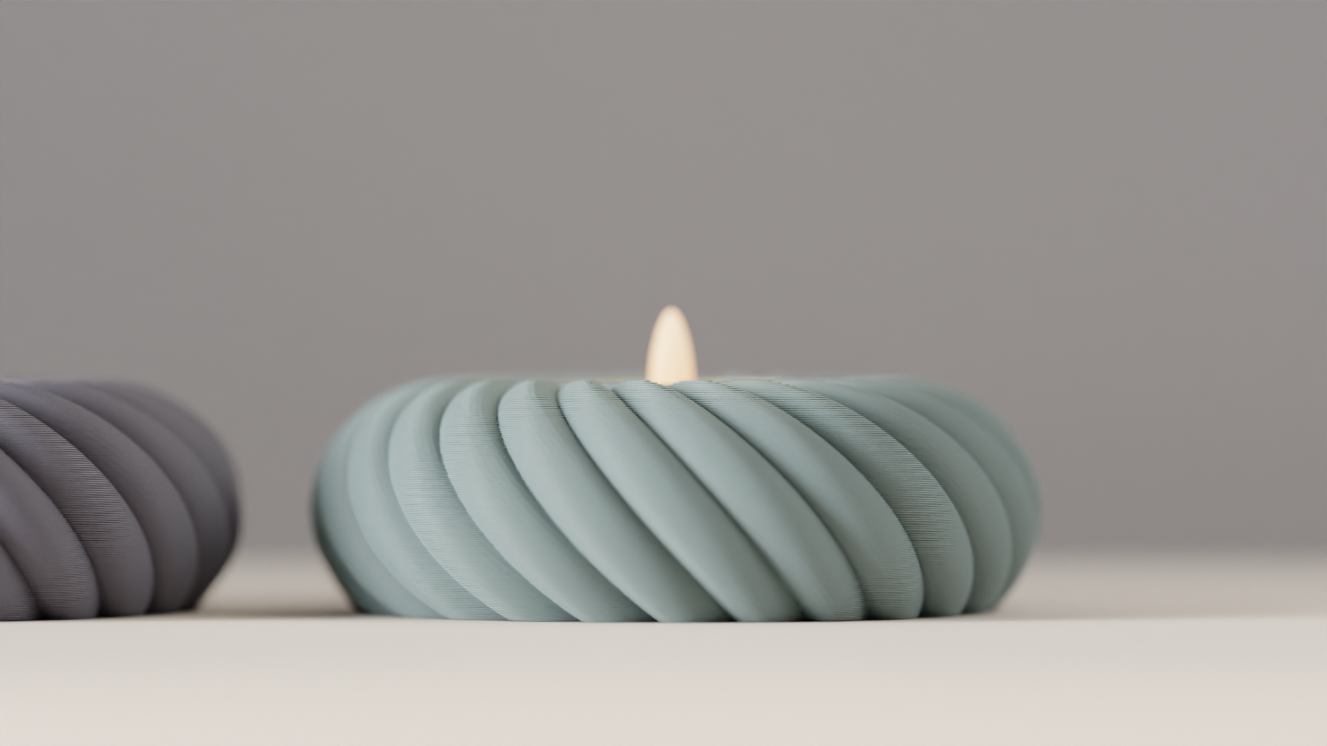 Coiled Rope Tealight Holder (Set of 4)